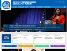 Tablet Screenshot of brookscollegeprep.org